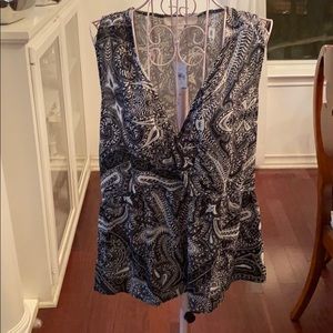 Loft blacks d white shirt NWT